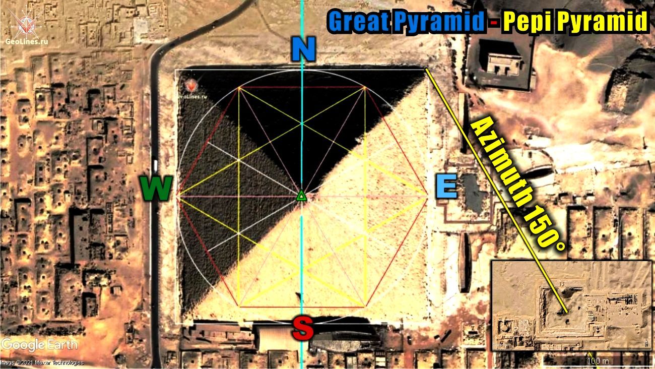 Великая пирамида гексаграмма
