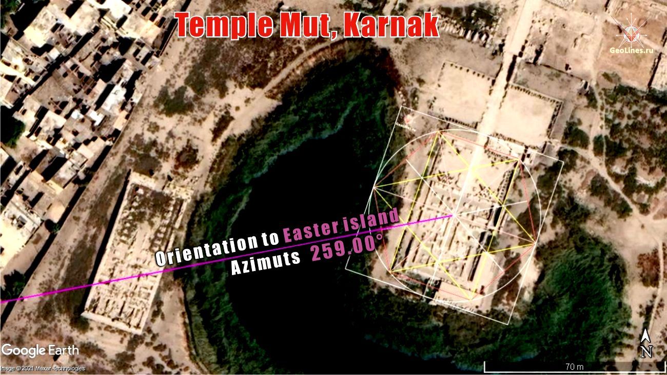 храм Мут направление на остров Пасхи