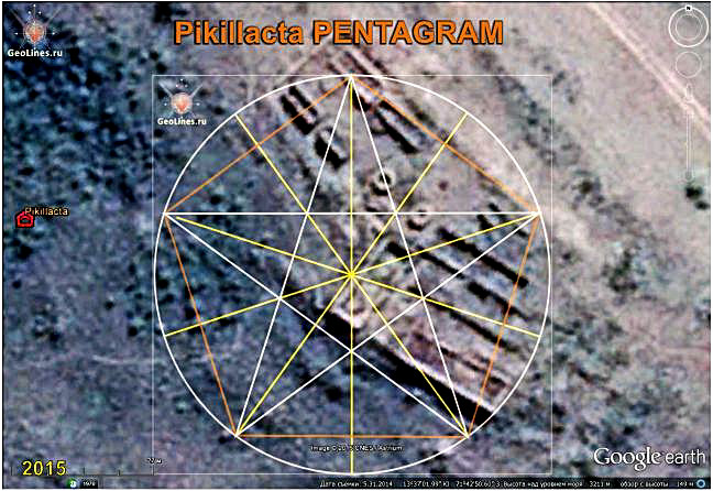 Руины Пикильякта ориентация пентаграмма